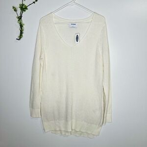 Old Navy Ivory Knit Tunic Sweater NWT!